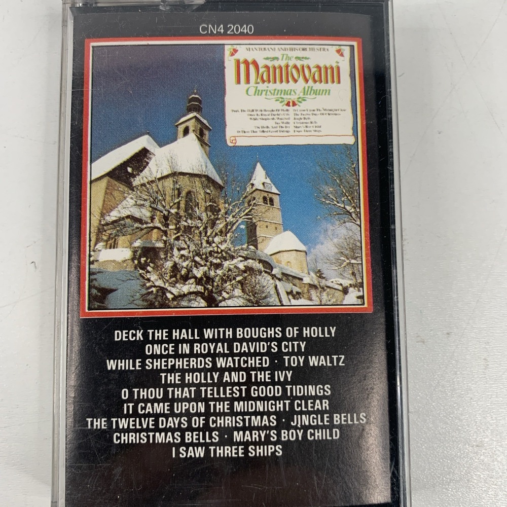 The Mantovani Christmas Album‎ Cassette Tape VTG 1963 Holiday Music Sammes Choir